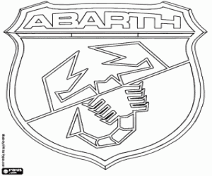 Colora Emblema del marchio Abarth