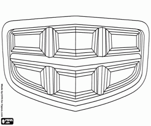Colora Emblema del marchio Emgrand