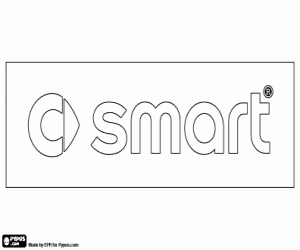 Colora Emblema del marchio Smart