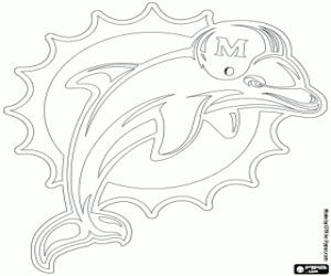 Colora Emblema di Miami Dolphins
