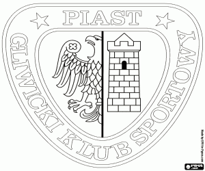 Colora Emblema di Piast Gliwice