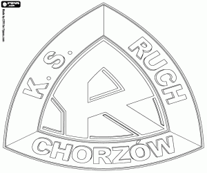 Colora Emblema di Ruch Chorzów