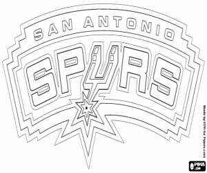 Colora Emblema di San Antonio Spurs