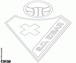 Colora Emblema del SD Eibar