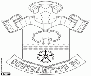 Colora Emblema di Southampton FC