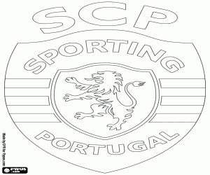 Colora Emblema del Sporting de Portugal
