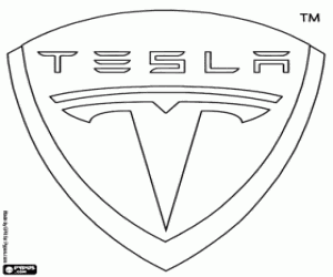 Colora Emblema Tesla Motors