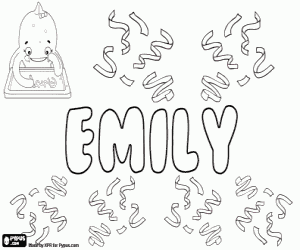 Colora Emily, un nome con origine latina