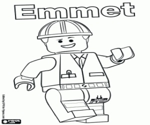 Colora Emmet, personaggio del film Lego