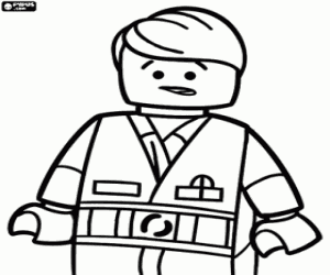 Colora Emmet, il protagonista di Lego