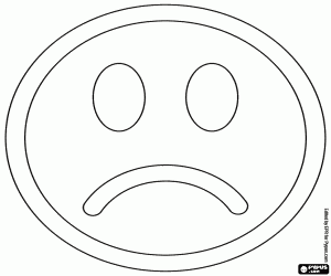 Colora Il emoticon di delusione