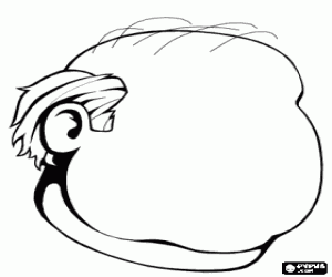 Colora Faccia muta dell'uomo calvo