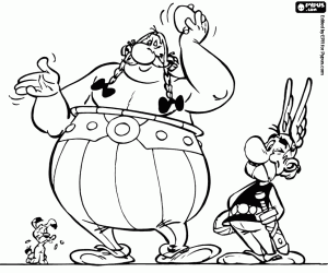 Colora Famosi personaggi di Asterix e Obelix