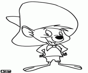 Colora Il famoso topo Speedy Gonzales