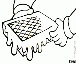 Colora Un favo di miele artificiale per le api