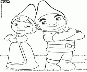 Colora La felicità di Gnomeo e Giulietta