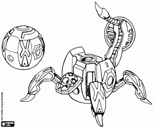 Colora Fencer, una sfera di Bakugan