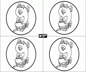 Colora Festa di nove compleanno, inviti