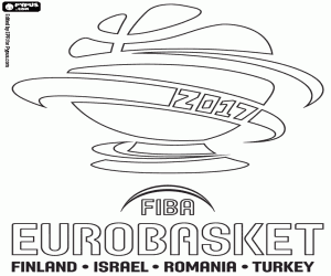 Colora FIBA EuroBasket 2017, il logo