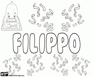 Colora Filippo, nome in italiano
