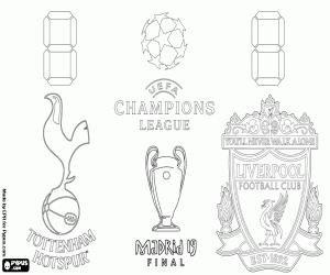 Colora Finale di Champions League 2018-2019