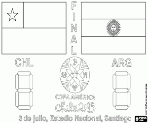 Colora Finale Coppa America Cile 2015