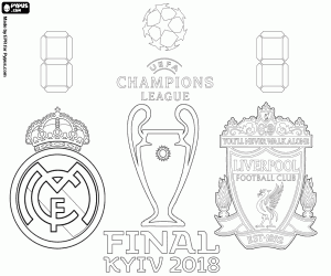 Colora Finale della UEFA Champions League 2017-18