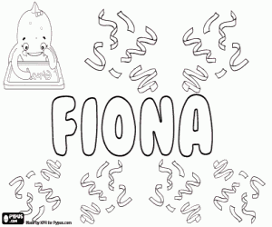 Colora Fiona, nome irlandese