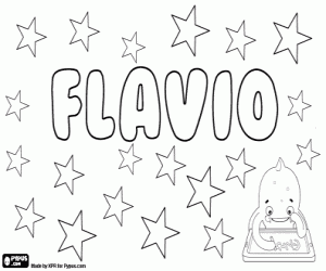 Colora Flavio, derivato da Flavius