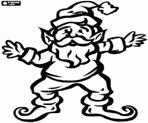 Colora Un Folletto con le orecchie a punta