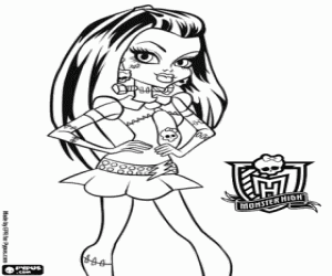 Colora Frankie Stein, Monster High