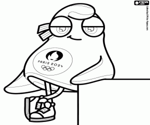 Colora Frigia Olimpica, mascotte di Parigi 2024