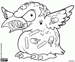 Colora Gabbiano di Trash Pack, Garbage Gull