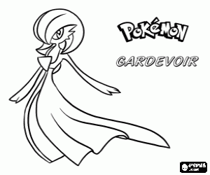 Colora Gardevoir, un Pokémon