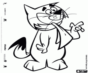 Colora Il gatto seducente Fancy-Fancy