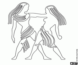 Colora Gemelli, un segno dell'oroscopo