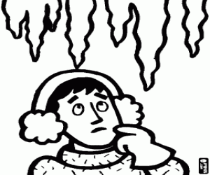 Colora Ghiaccioli e un uomo