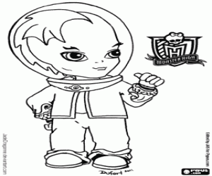 Colora Gil Webber, carattere di Monster High