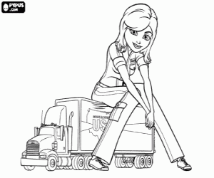 Colora Ginormica sopra un camion