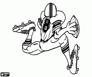 Colora Giocatore con la palla in mano