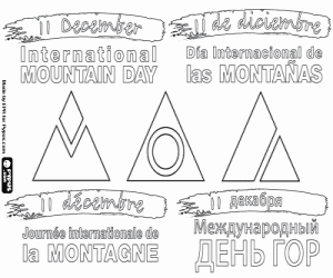 Colora Il giorno delle montagne