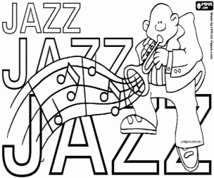 Colora Il giorno della musica jazz