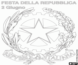 Colora Giorno della Repubblica italiana