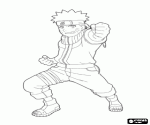 Colora Il giovane ninja Naruto Uzumaki