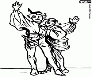 Colora Gli attori di teatro