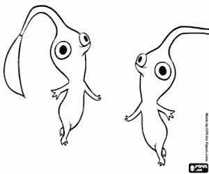 Colora Gli esseri strani Pikmin