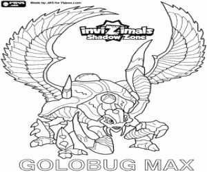 Colora Goldbug Max, Invizimals Le creature ombra