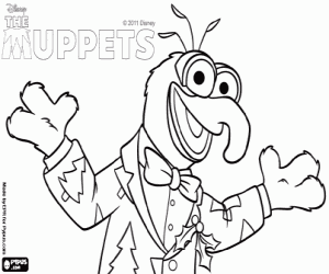 Colora Gonzo del Natale dei Muppets