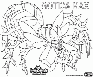 Colora Gotica Max, Invizimals Le creature ombra