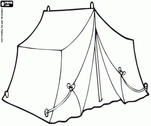 Colora Grande tenda di Scout